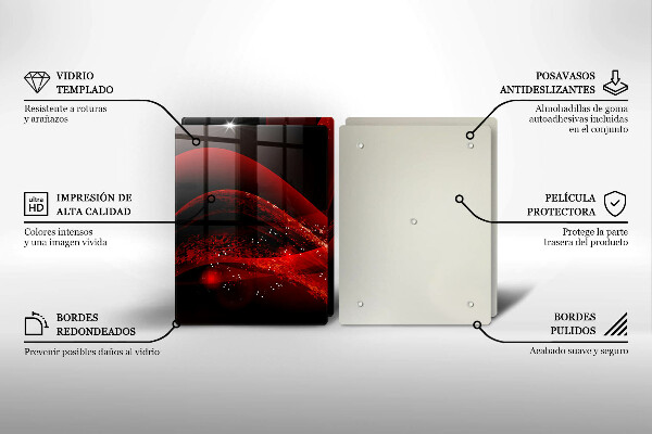 Protector pared cocina Abstracción moderna