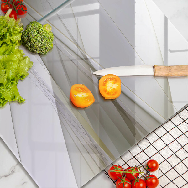 Protector pared cocina Diseño de líneas abstractas.