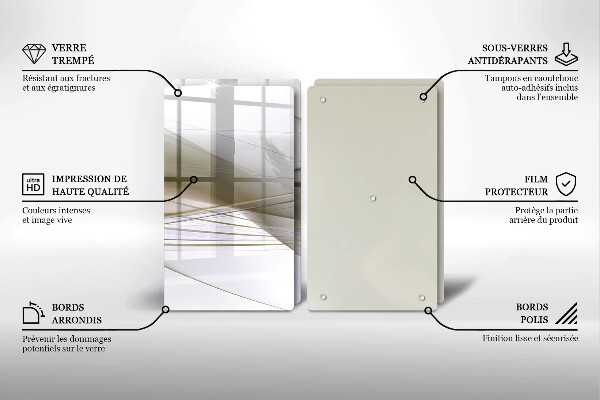 Protector pared cocina Diseño de líneas abstractas.