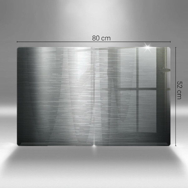 Protector pared cocina Textura metálica