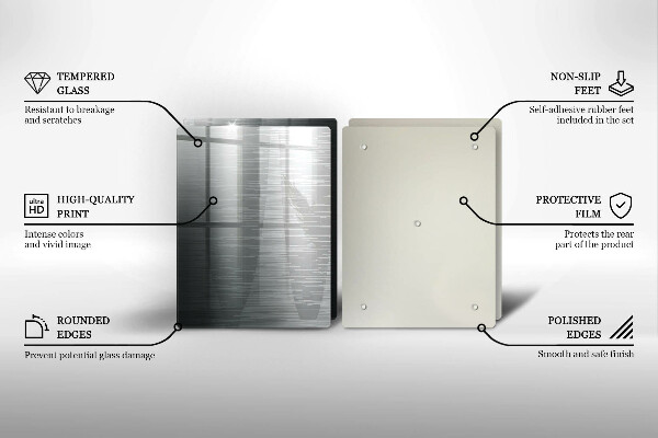 Protector pared cocina Textura metálica