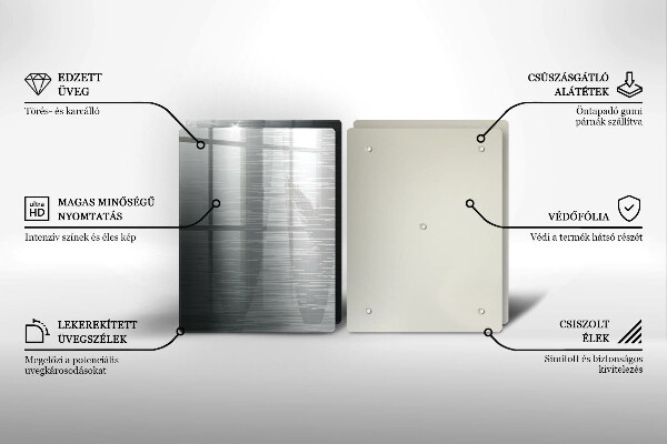 Protector pared cocina Textura metálica
