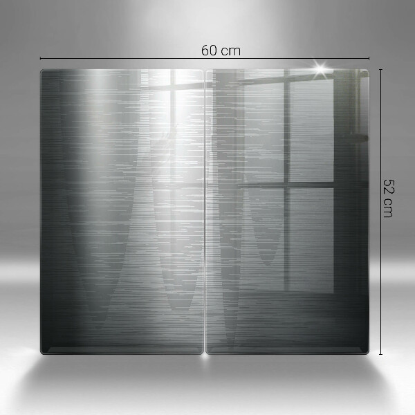 Protector pared cocina Textura metálica