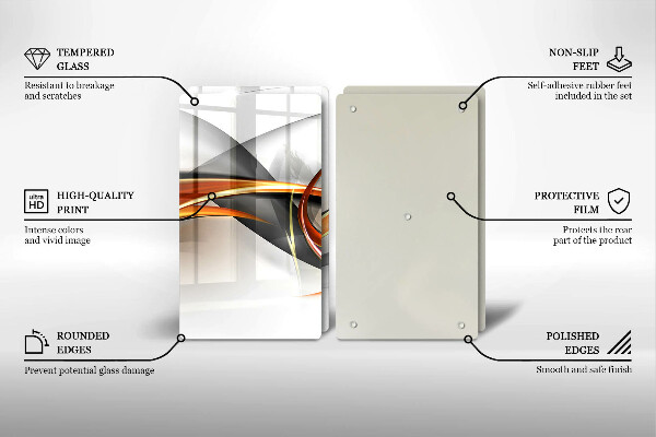 Protector pared cocina Formas modernas