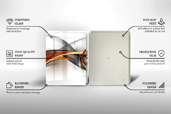 Protector pared cocina Formas modernas