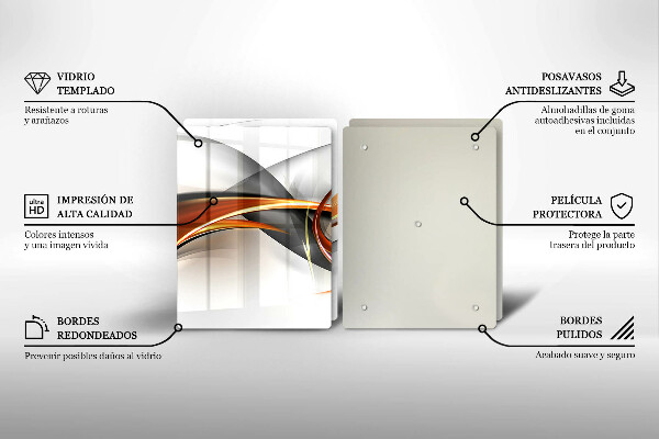 Protector pared cocina Formas modernas