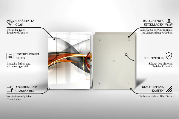 Protector pared cocina Formas modernas