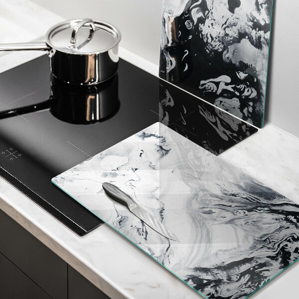 Protector pared cocina Abstracción de tinta