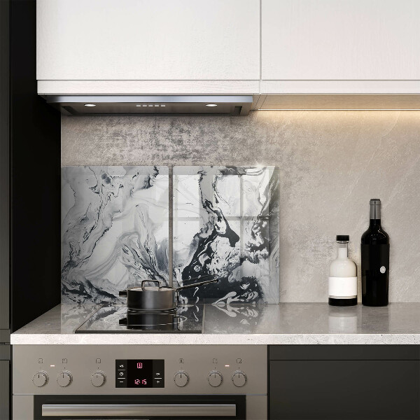 Protector pared cocina Abstracción de tinta
