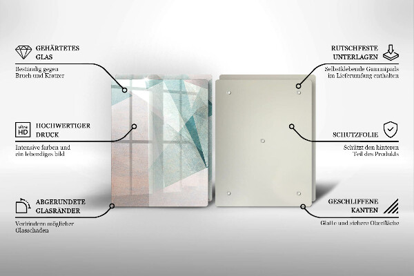 Protector pared cocina Abstracción aguda