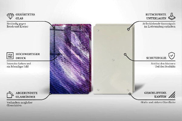 Protector pared cocina Abstracción de pintura