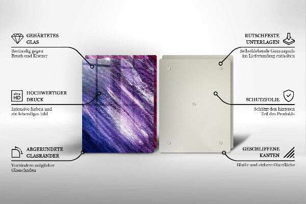 Protector pared cocina Abstracción de pintura