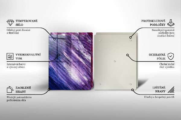 Protector pared cocina Abstracción de pintura