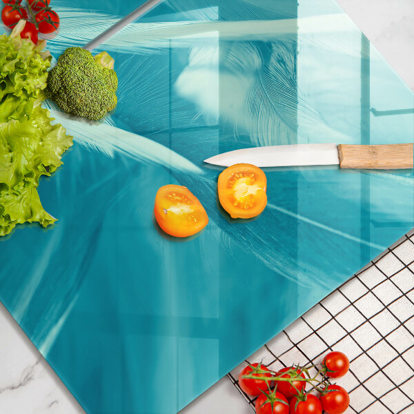 Protector pared cocina Plumas delicadas