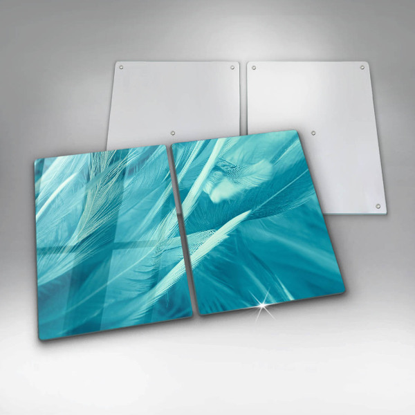 Protector pared cocina Plumas delicadas