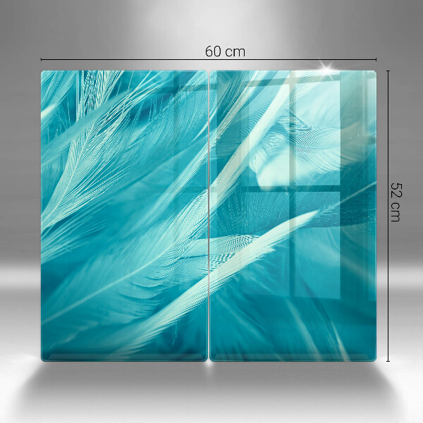 Protector pared cocina Plumas delicadas