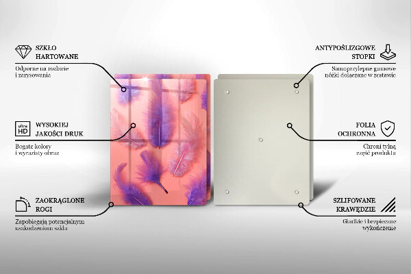 Protector pared cocina Plumas esponjosas