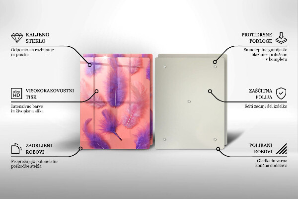 Protector pared cocina Plumas esponjosas