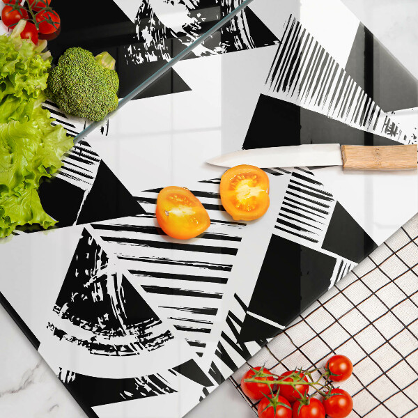 Protector pared cocina Triángulos geométricos