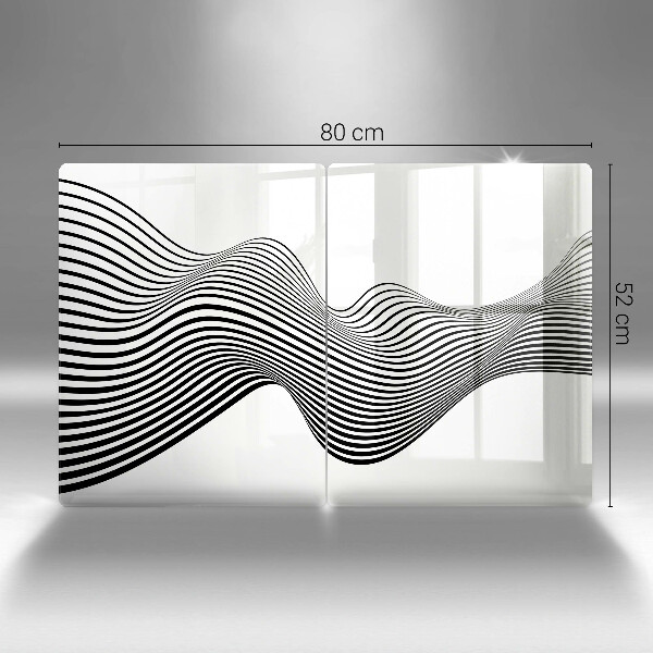 Protector pared cocina Abstracción lineal