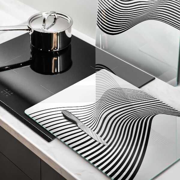 Protector pared cocina Abstracción lineal