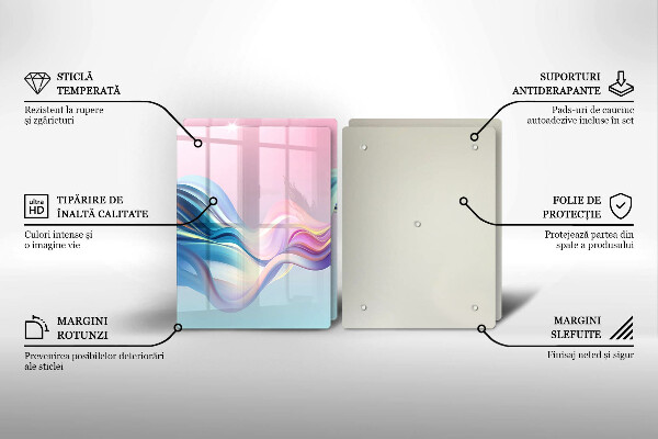 Protector pared cocina Abstracción pastel