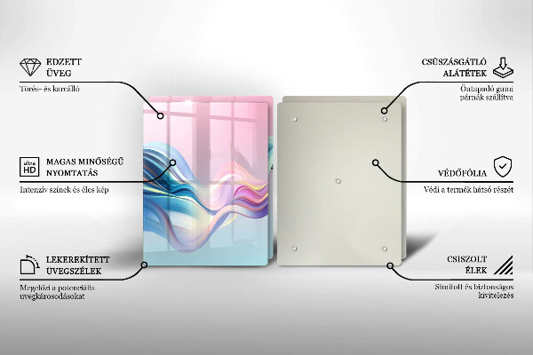 Protector pared cocina Abstracción pastel