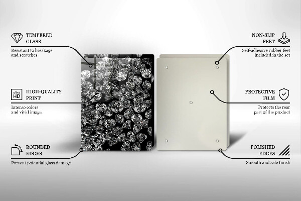 Protector pared cocina Diamantes diamantes