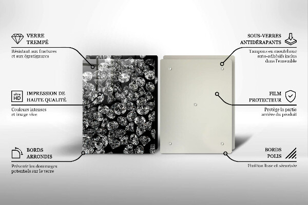 Protector pared cocina Diamantes diamantes