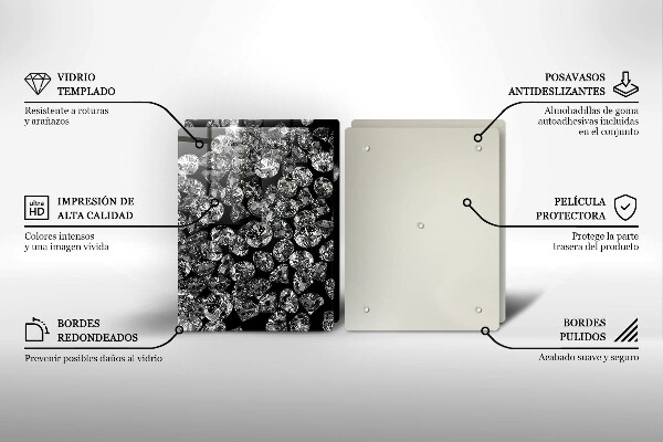 Protector pared cocina Diamantes diamantes