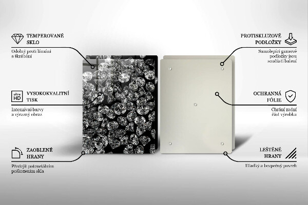 Protector pared cocina Diamantes diamantes