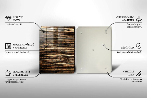 Protector pared cocina Textura de madera