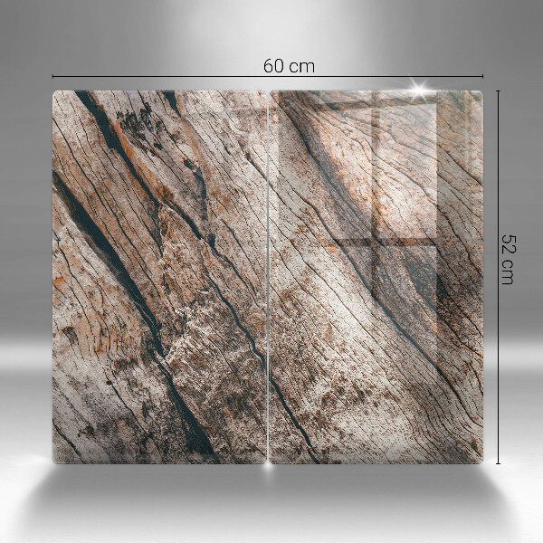 Protector pared cocina Estructura de madera