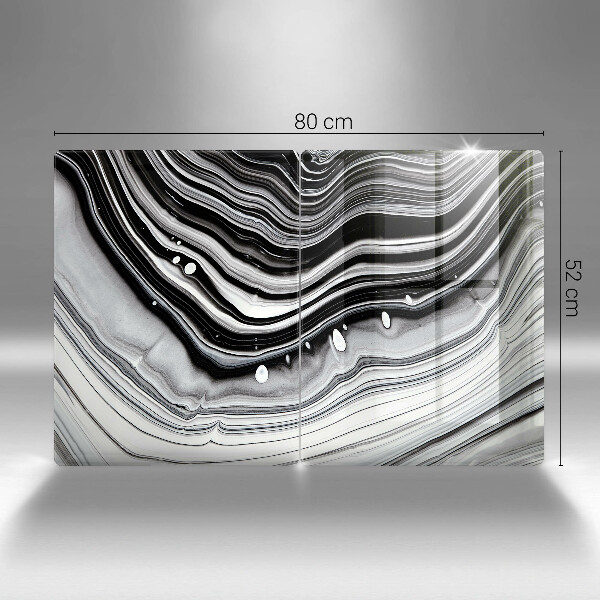 Protector pared cocina Abstracción de tinta