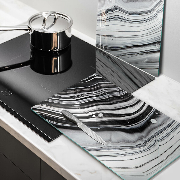 Protector pared cocina Abstracción de tinta