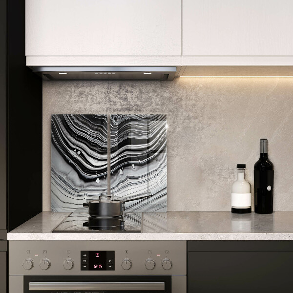 Protector pared cocina Abstracción de tinta