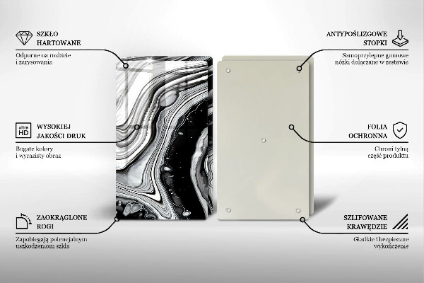 Protector pared cocina Abstracción de tinta