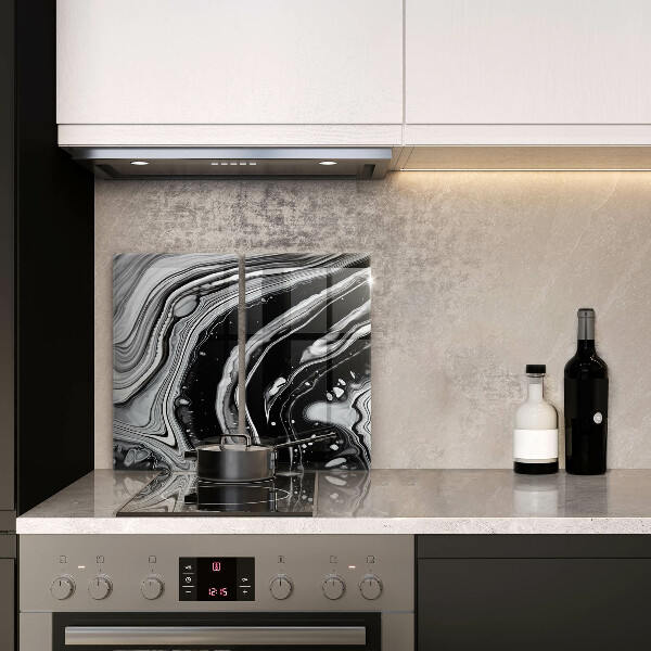 Protector pared cocina Abstracción de tinta