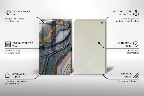 Protector pared cocina Roca con oro