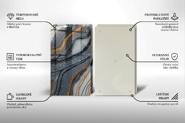 Protector pared cocina Roca con oro