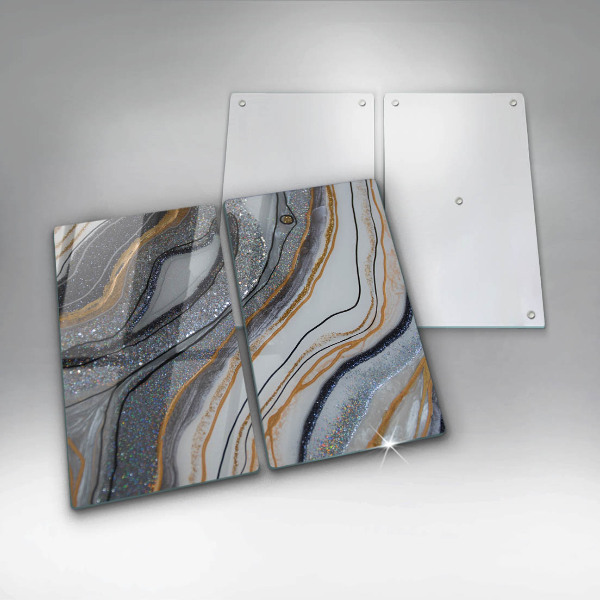 Protector pared cocina Roca con oro