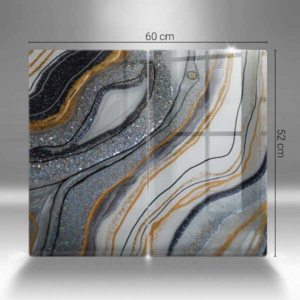 Protector pared cocina Roca con oro