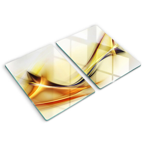 Protector pared cocina Líneas abstractas de luz