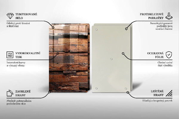 Protector pared cocina Tableros de madera decorativos