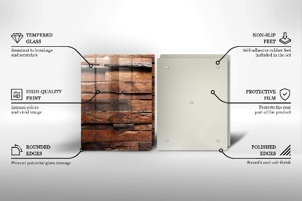 Protector pared cocina Tableros de madera decorativos