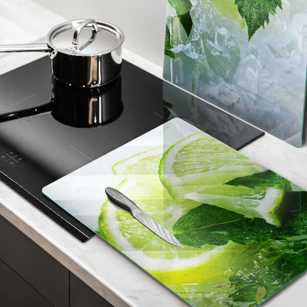 Protector pared cocina Lima menta y hielo