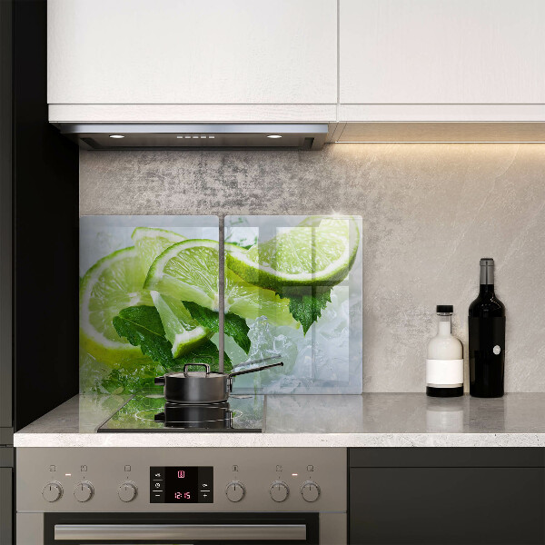 Protector pared cocina Lima menta y hielo