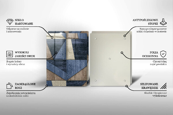 Protector pared cocina Abstracción geométrica