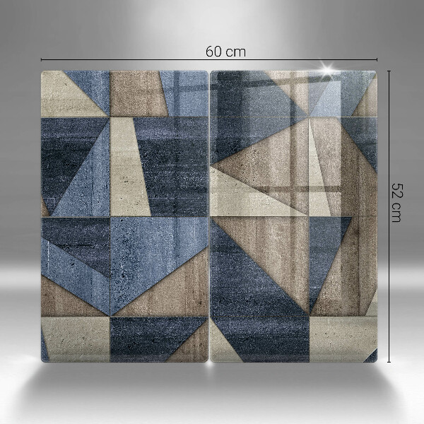 Protector pared cocina Abstracción geométrica