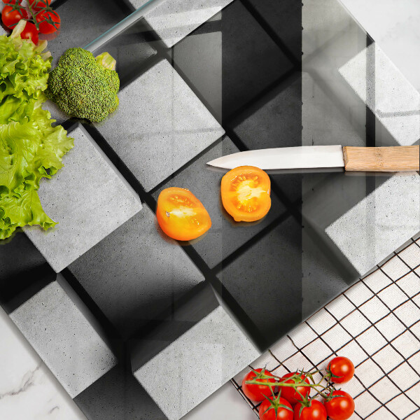 Protector pared cocina Fondo de geometría 3d